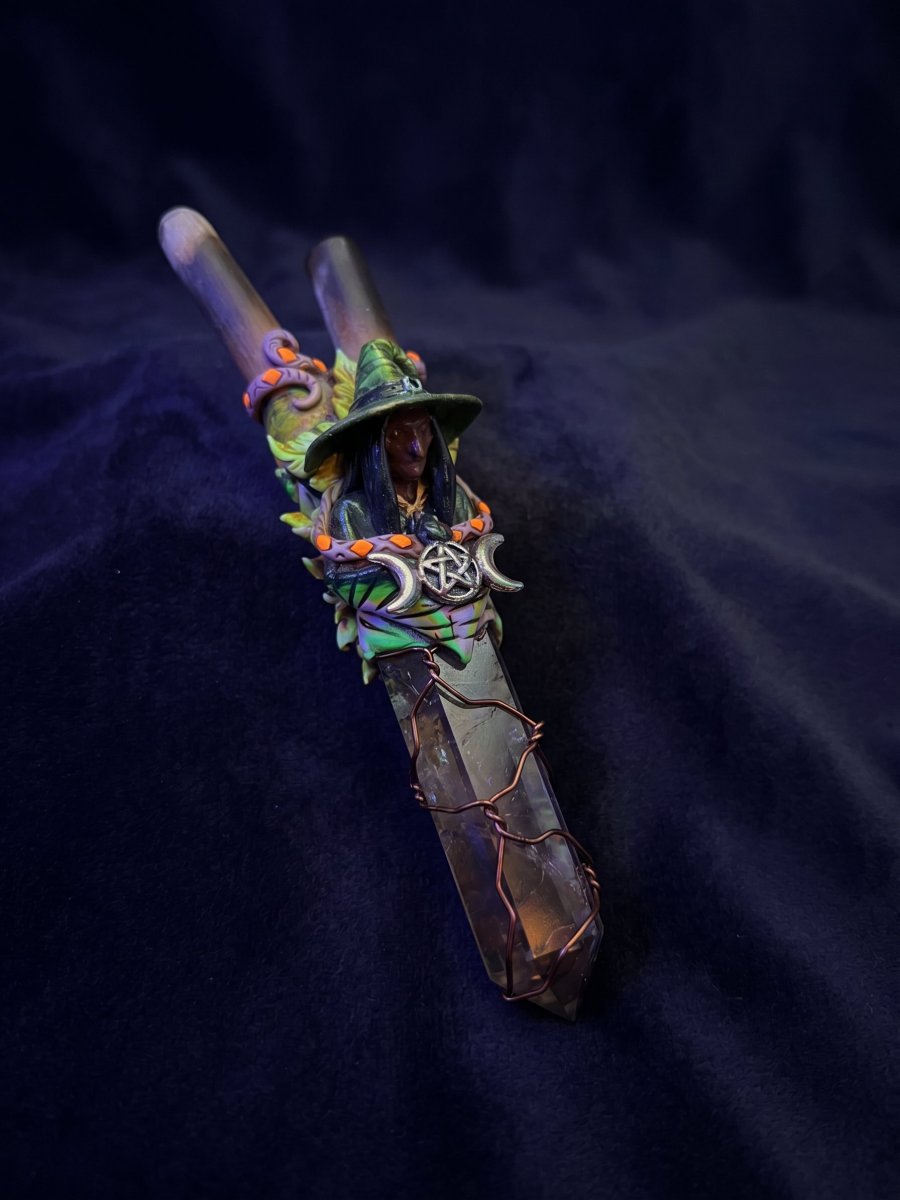 🔮 Curipe Linha das Bruxas Com Cristal 🔮