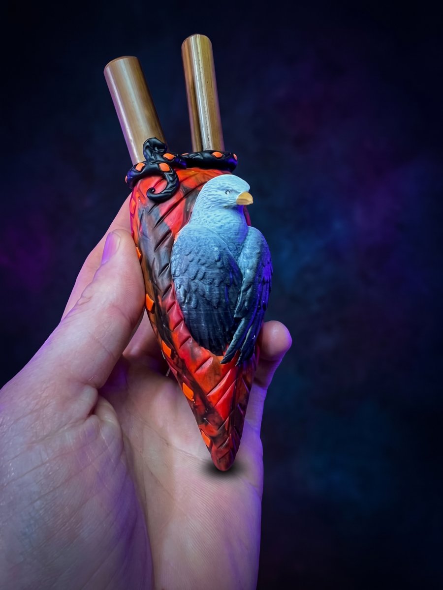🦅 Kuripe  em Bambu – Força da Águia  e  Caboclo 🌿